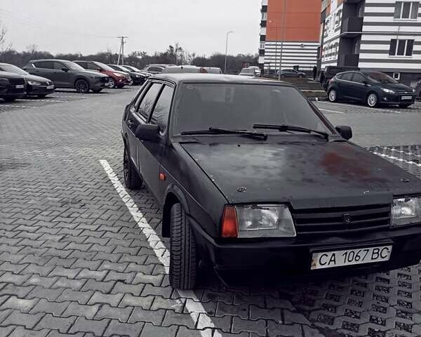 Черный ВАЗ 21099, объемом двигателя 1.6 л и пробегом 164 тыс. км за 1200 $, фото 1 на Automoto.ua