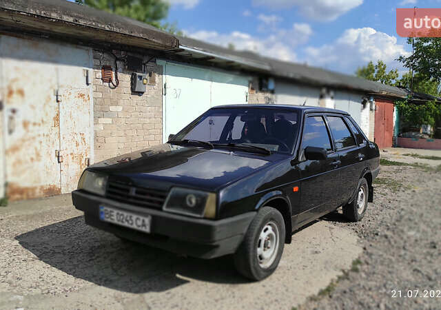 Черный ВАЗ 21099, объемом двигателя 1.5 л и пробегом 193 тыс. км за 2500 $, фото 1 на Automoto.ua
