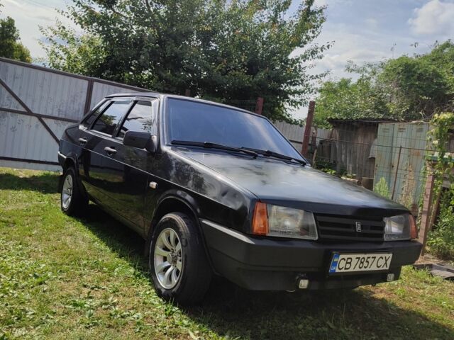 Черный ВАЗ 21099, объемом двигателя 1.6 л и пробегом 280 тыс. км за 1350 $, фото 1 на Automoto.ua