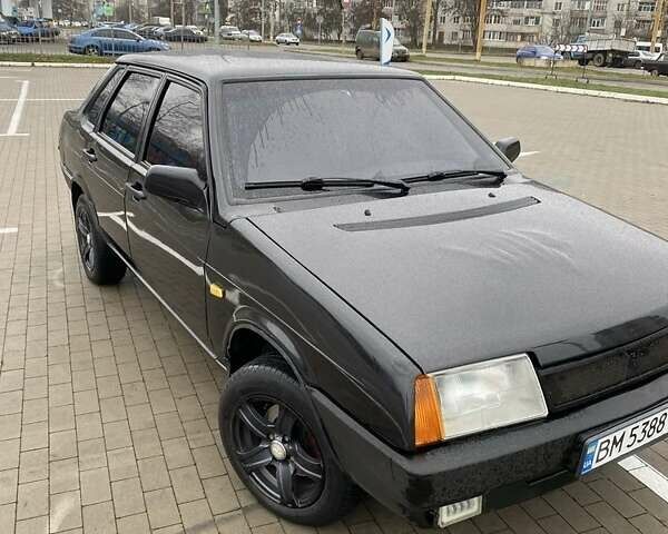 Черный ВАЗ 21099, объемом двигателя 1.6 л и пробегом 162 тыс. км за 2350 $, фото 1 на Automoto.ua