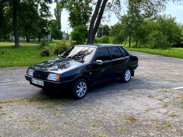Черный ВАЗ 21099, объемом двигателя 1.5 л и пробегом 275 тыс. км за 1650 $, фото 1 на Automoto.ua
