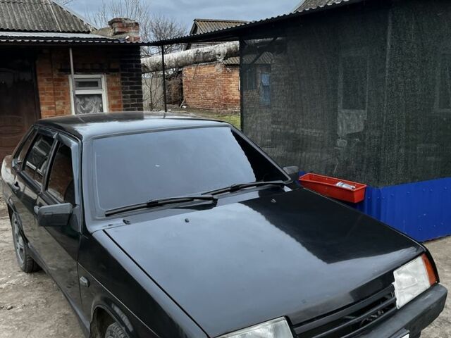 Черный ВАЗ 21099, объемом двигателя 1.6 л и пробегом 220 тыс. км за 2100 $, фото 1 на Automoto.ua