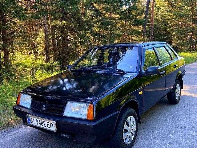 Черный ВАЗ 21099, объемом двигателя 1.5 л и пробегом 280 тыс. км за 1599 $, фото 1 на Automoto.ua