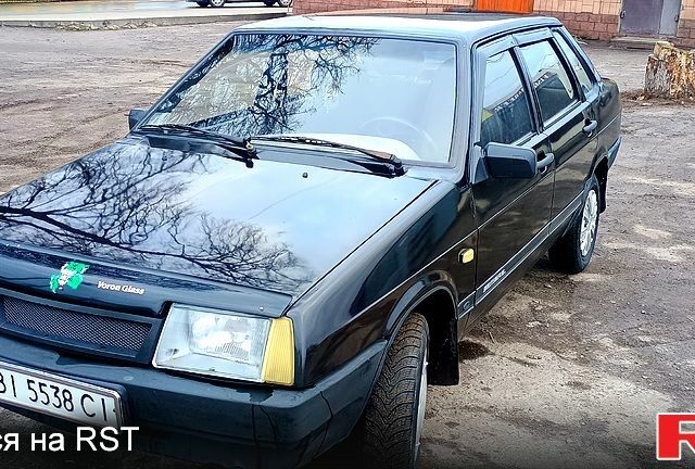 Черный ВАЗ 21099, объемом двигателя 1.6 л и пробегом 100 тыс. км за 1650 $, фото 1 на Automoto.ua