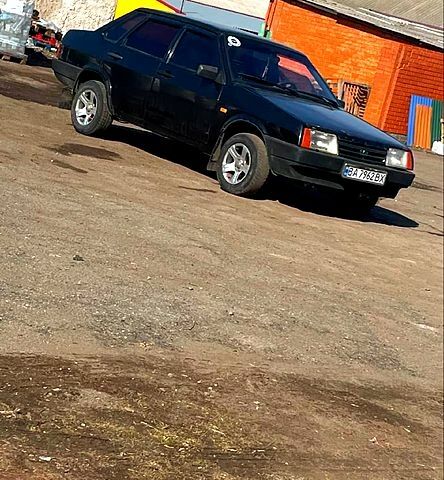 Черный ВАЗ 21099, объемом двигателя 1.6 л и пробегом 110 тыс. км за 1750 $, фото 1 на Automoto.ua