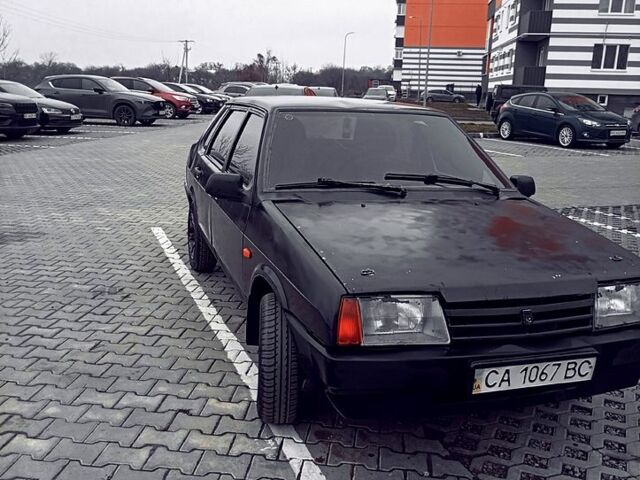 Черный ВАЗ 21099, объемом двигателя 1.6 л и пробегом 164 тыс. км за 1200 $, фото 1 на Automoto.ua