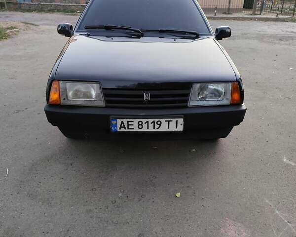 Черный ВАЗ 21099, объемом двигателя 1.6 л и пробегом 220 тыс. км за 1999 $, фото 1 на Automoto.ua