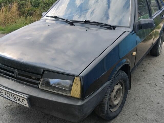 Черный ВАЗ 21099, объемом двигателя 1.5 л и пробегом 80 тыс. км за 851 $, фото 1 на Automoto.ua