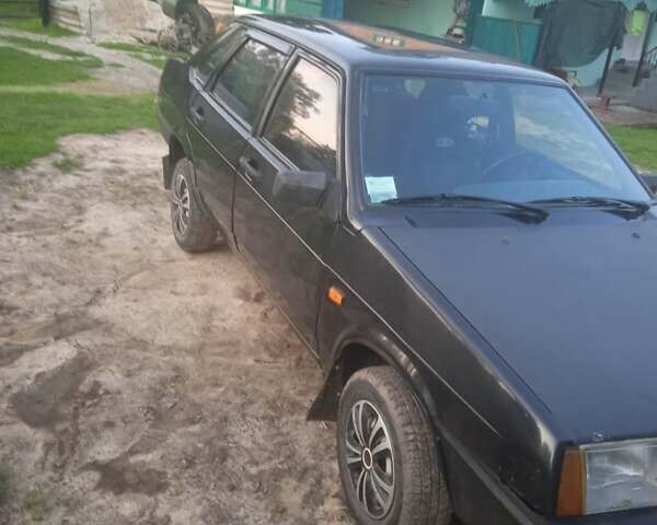 Черный ВАЗ 21099, объемом двигателя 1.6 л и пробегом 163 тыс. км за 1350 $, фото 1 на Automoto.ua