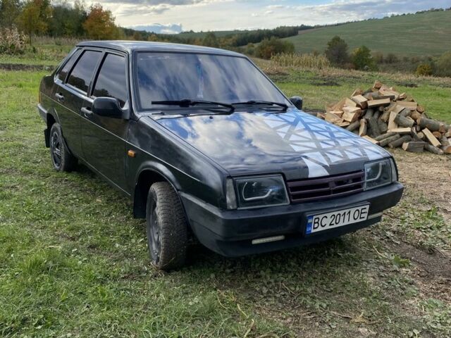 Черный ВАЗ 21099, объемом двигателя 1.6 л и пробегом 310 тыс. км за 1300 $, фото 1 на Automoto.ua