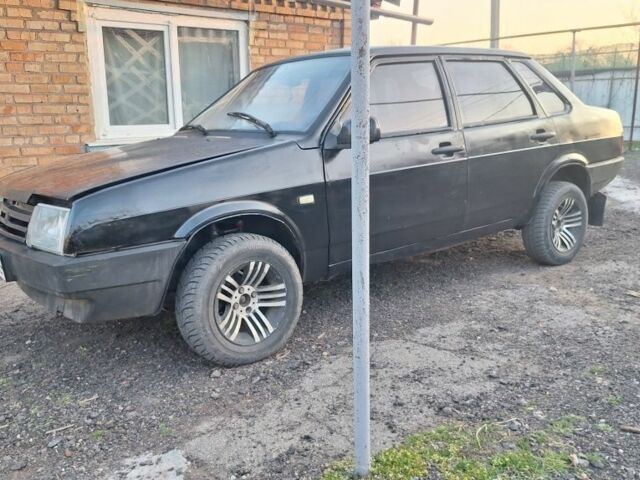 Черный ВАЗ 21099, объемом двигателя 1.6 л и пробегом 300 тыс. км за 835 $, фото 1 на Automoto.ua