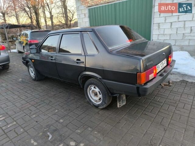 Черный ВАЗ 21099, объемом двигателя 1.6 л и пробегом 290 тыс. км за 1350 $, фото 1 на Automoto.ua
