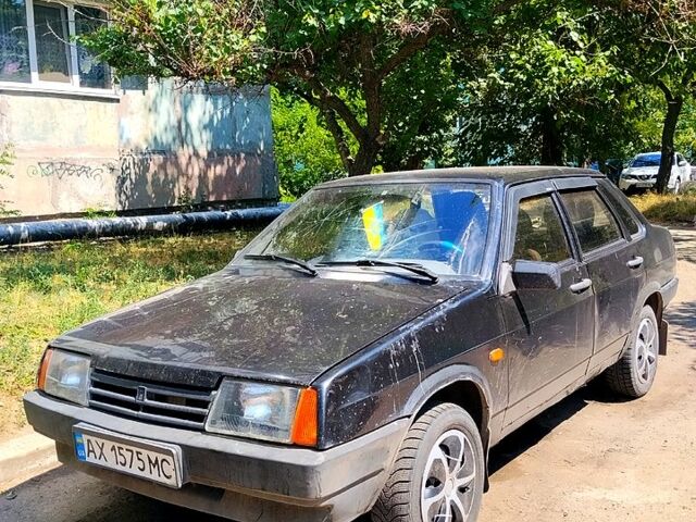 Черный ВАЗ 21099, объемом двигателя 1.6 л и пробегом 145 тыс. км за 1290 $, фото 1 на Automoto.ua