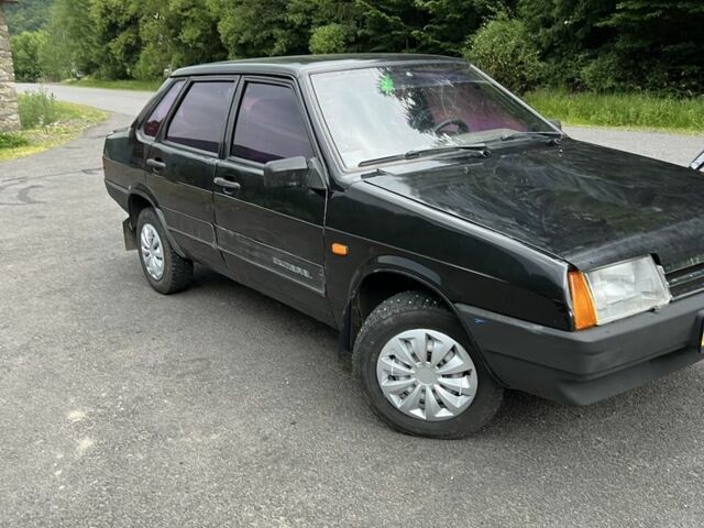 Черный ВАЗ 21099, объемом двигателя 1.6 л и пробегом 117 тыс. км за 1500 $, фото 1 на Automoto.ua