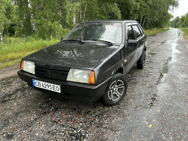 Черный ВАЗ 21099, объемом двигателя 1.6 л и пробегом 160 тыс. км за 1650 $, фото 1 на Automoto.ua
