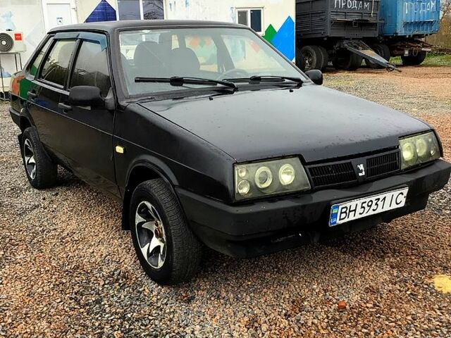 Черный ВАЗ 21099, объемом двигателя 1.6 л и пробегом 150 тыс. км за 1500 $, фото 1 на Automoto.ua