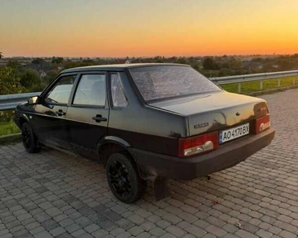 Черный ВАЗ 21099, объемом двигателя 1.6 л и пробегом 200 тыс. км за 1800 $, фото 1 на Automoto.ua