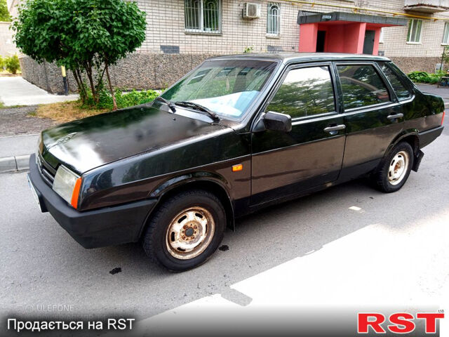 Черный ВАЗ 21099, объемом двигателя 1.5 л и пробегом 230 тыс. км за 1600 $, фото 1 на Automoto.ua
