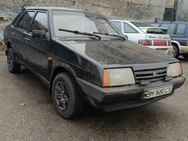 Черный ВАЗ 21099, объемом двигателя 1.6 л и пробегом 168 тыс. км за 1350 $, фото 1 на Automoto.ua