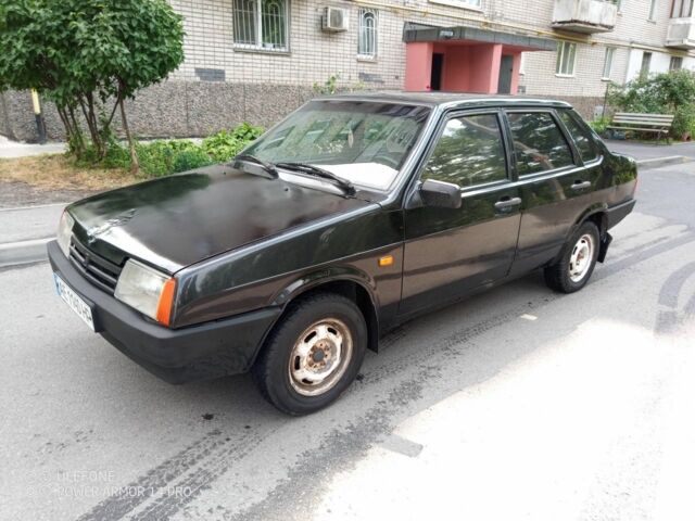 Черный ВАЗ 21099, объемом двигателя 1.5 л и пробегом 238 тыс. км за 1600 $, фото 1 на Automoto.ua