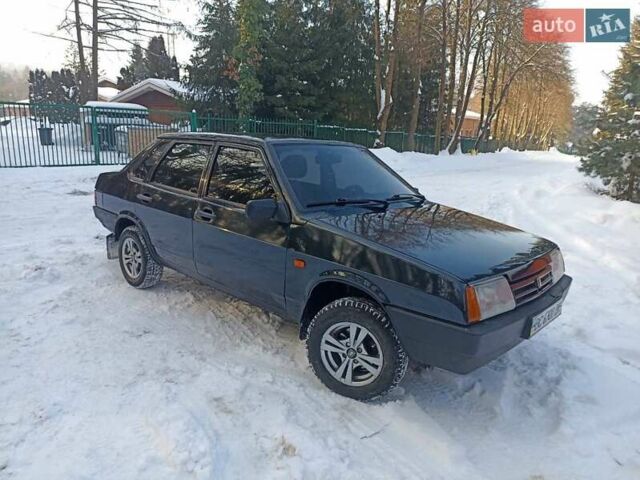 Черный ВАЗ 21099, объемом двигателя 1.6 л и пробегом 165 тыс. км за 2150 $, фото 1 на Automoto.ua