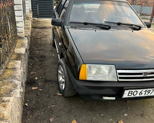 Черный ВАЗ 21099, объемом двигателя 1.6 л и пробегом 231 тыс. км за 2000 $, фото 1 на Automoto.ua