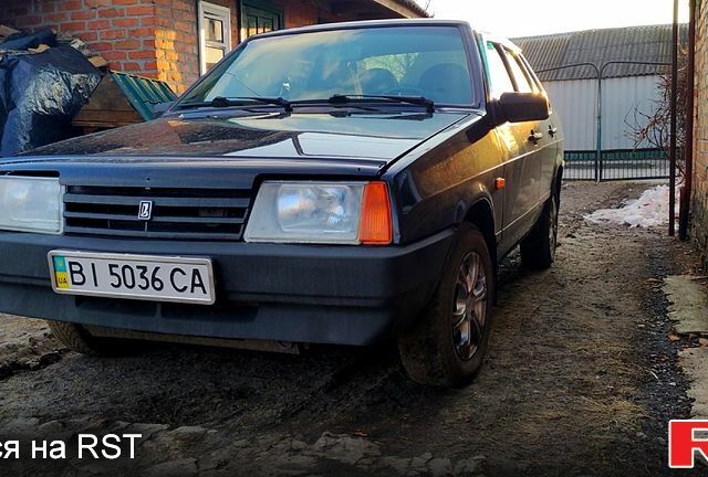 Черный ВАЗ 21099, объемом двигателя 1.6 л и пробегом 119 тыс. км за 2499 $, фото 1 на Automoto.ua