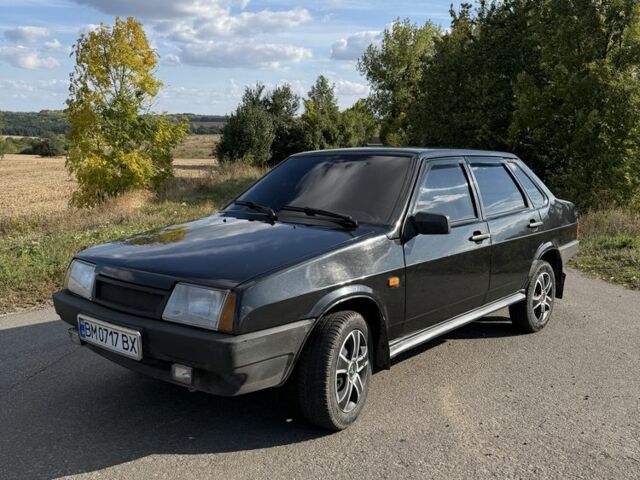 Черный ВАЗ 21099, объемом двигателя 1.6 л и пробегом 200 тыс. км за 1557 $, фото 1 на Automoto.ua