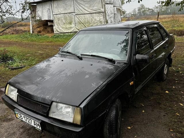 Черный ВАЗ 21099, объемом двигателя 1.5 л и пробегом 180 тыс. км за 1199 $, фото 1 на Automoto.ua