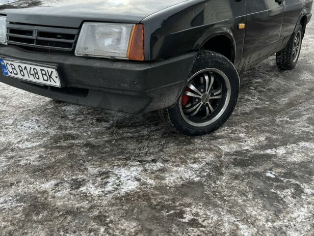 Черный ВАЗ 21099, объемом двигателя 1.6 л и пробегом 155 тыс. км за 1400 $, фото 1 на Automoto.ua