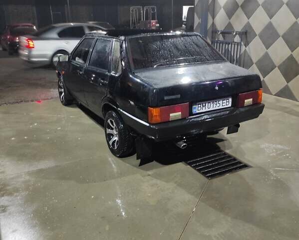 Черный ВАЗ 21099, объемом двигателя 1.6 л и пробегом 200 тыс. км за 1200 $, фото 1 на Automoto.ua