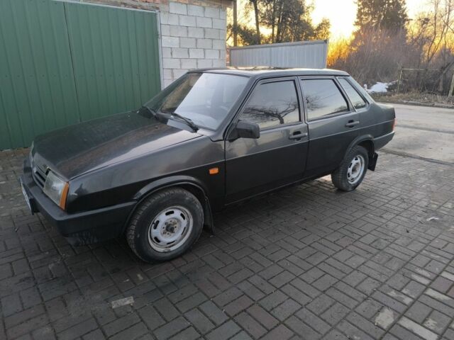 Черный ВАЗ 21099, объемом двигателя 1.6 л и пробегом 290 тыс. км за 1350 $, фото 1 на Automoto.ua