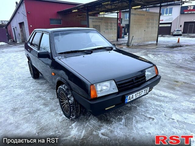 Черный ВАЗ 21099, объемом двигателя 1.6 л и пробегом 1220 тыс. км за 1999 $, фото 1 на Automoto.ua