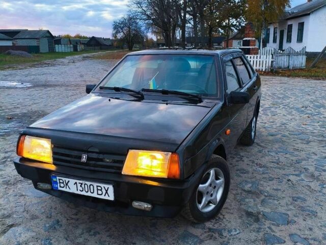 Черный ВАЗ 21099, объемом двигателя 1.6 л и пробегом 152 тыс. км за 1300 $, фото 1 на Automoto.ua