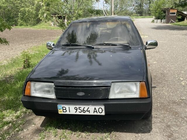 Черный ВАЗ 21099, объемом двигателя 1.5 л и пробегом 350 тыс. км за 475 $, фото 1 на Automoto.ua