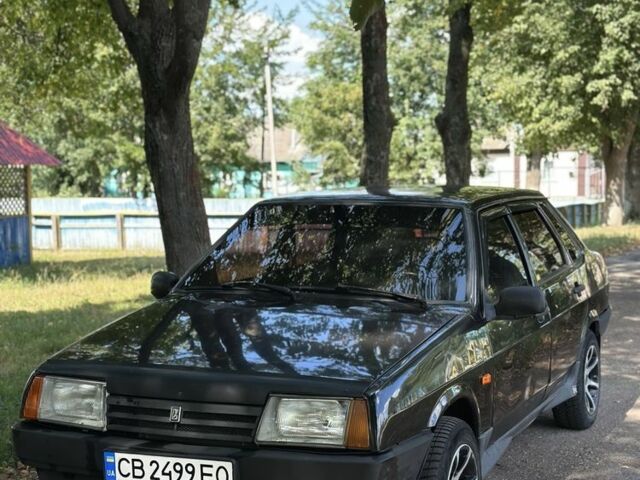 Черный ВАЗ 21099, объемом двигателя 1.6 л и пробегом 140 тыс. км за 1002 $, фото 1 на Automoto.ua