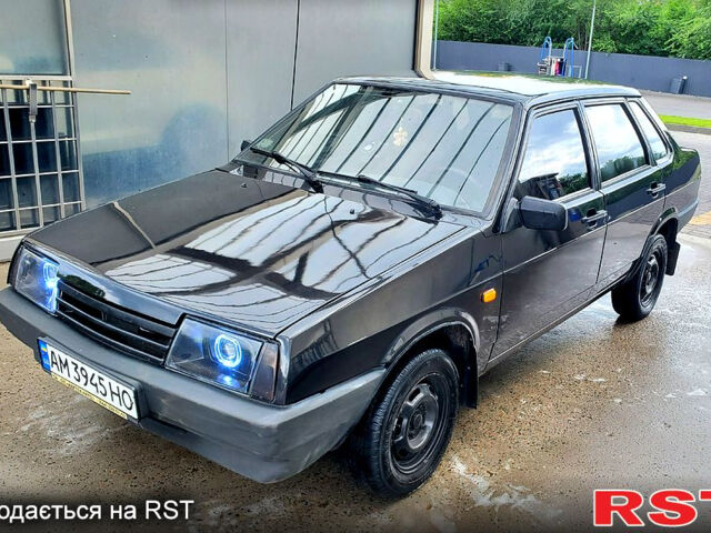 Черный ВАЗ 21099, объемом двигателя 1.6 л и пробегом 73 тыс. км за 3150 $, фото 1 на Automoto.ua