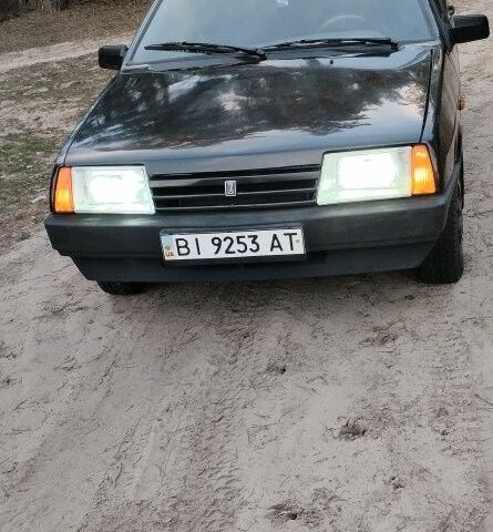 Черный ВАЗ 21099, объемом двигателя 1.6 л и пробегом 190 тыс. км за 2000 $, фото 1 на Automoto.ua