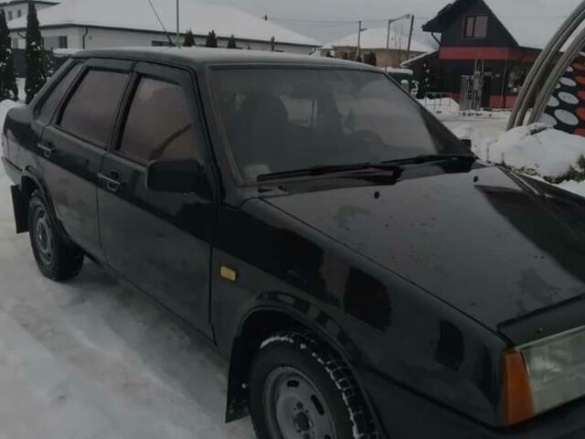 Черный ВАЗ 21099, объемом двигателя 1.6 л и пробегом 180 тыс. км за 24 $, фото 1 на Automoto.ua