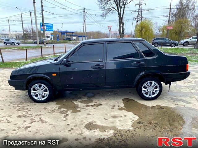 Черный ВАЗ 21099, объемом двигателя 1.6 л и пробегом 172 тыс. км за 2300 $, фото 1 на Automoto.ua