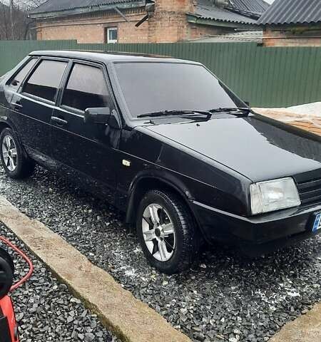 Черный ВАЗ 21099, объемом двигателя 1.6 л и пробегом 143 тыс. км за 3000 $, фото 1 на Automoto.ua