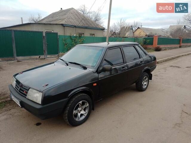 Черный ВАЗ 21099, объемом двигателя 1.6 л и пробегом 100 тыс. км за 1650 $, фото 1 на Automoto.ua