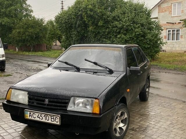 Черный ВАЗ 21099, объемом двигателя 1.6 л и пробегом 170 тыс. км за 1300 $, фото 1 на Automoto.ua