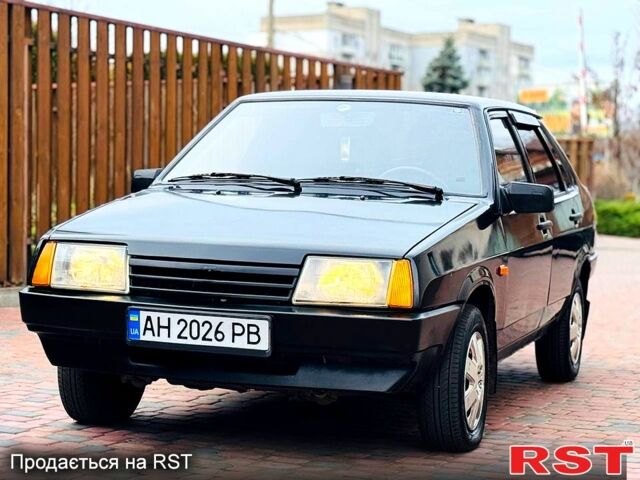 Черный ВАЗ 21099, объемом двигателя 1.6 л и пробегом 160 тыс. км за 2300 $, фото 1 на Automoto.ua