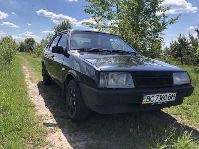 Черный ВАЗ 21099, объемом двигателя 1.5 л и пробегом 2 тыс. км за 1450 $, фото 1 на Automoto.ua