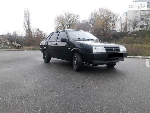 Черный ВАЗ 21099, объемом двигателя 1.6 л и пробегом 70 тыс. км за 3550 $, фото 1 на Automoto.ua
