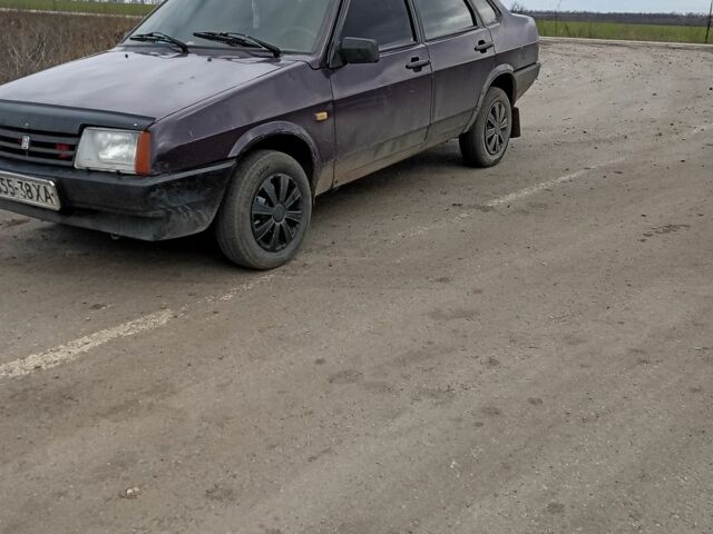 Фиолетовый ВАЗ 21099, объемом двигателя 9 л и пробегом 2 тыс. км за 900 $, фото 1 на Automoto.ua