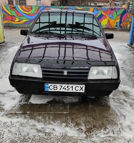 Фиолетовый ВАЗ 21099, объемом двигателя 1.5 л и пробегом 300 тыс. км за 1700 $, фото 1 на Automoto.ua