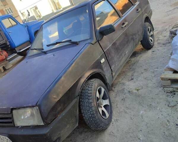Фиолетовый ВАЗ 21099, объемом двигателя 1.5 л и пробегом 255 тыс. км за 850 $, фото 1 на Automoto.ua