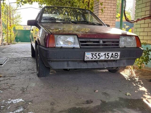 Фиолетовый ВАЗ 21099, объемом двигателя 1.5 л и пробегом 240 тыс. км за 1500 $, фото 1 на Automoto.ua
